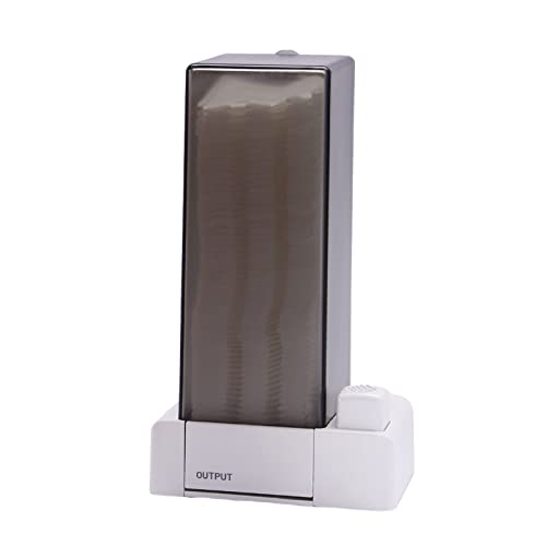 Auto Cotton Pad Holder Dispenser Press Out Makeup Cotton Plastic Storage Box Cotton Pad Container Grey