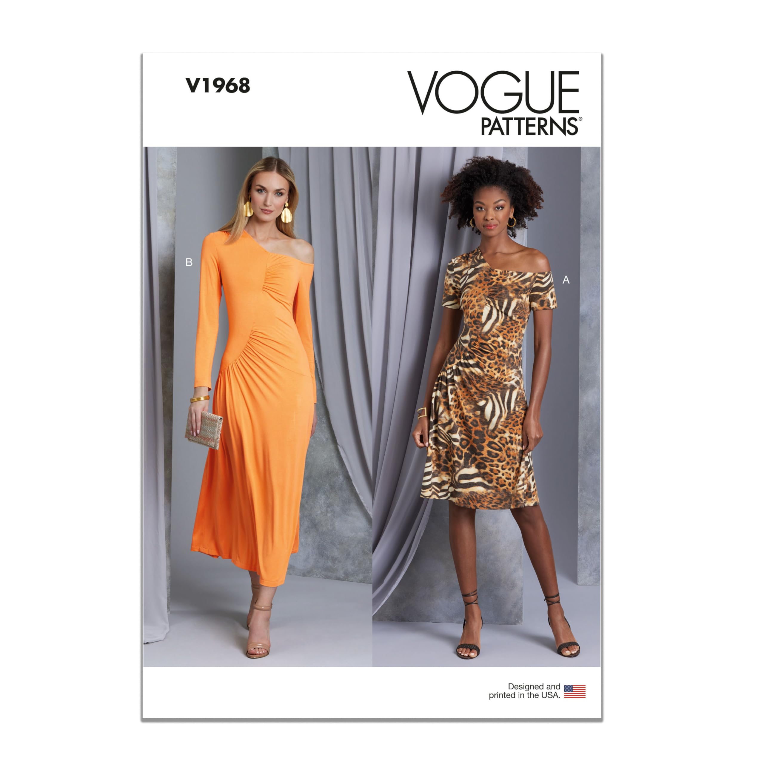 Vogue V1968Y5 Damen-Strickkleider Y5 (46-50-52)