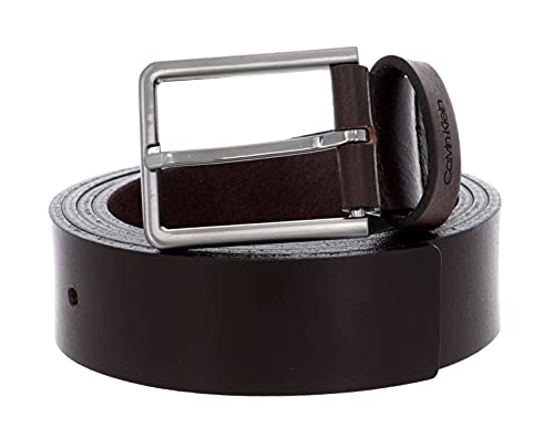 Calvin Klein Herren 35mm Essential Belt Gürtel, Braun (Dark Brown GUE), 70 (Herstellergröße: 80)