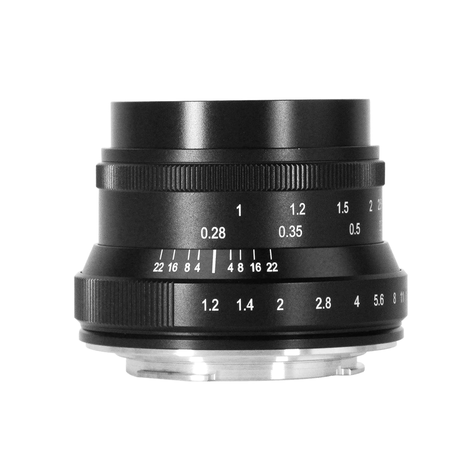 7artisans 35mm f1.2 Mark II APS-C Geklickte größere Blende Festbrennweite passend für Nikon Z-Mount spiegellose Kompaktkameras für Nikon Z6 Z7 Z50
