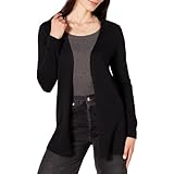 Amazon Essentials Lightweight Open-Front Sweater Strickjacke, Schwarz (Black), X-Large
