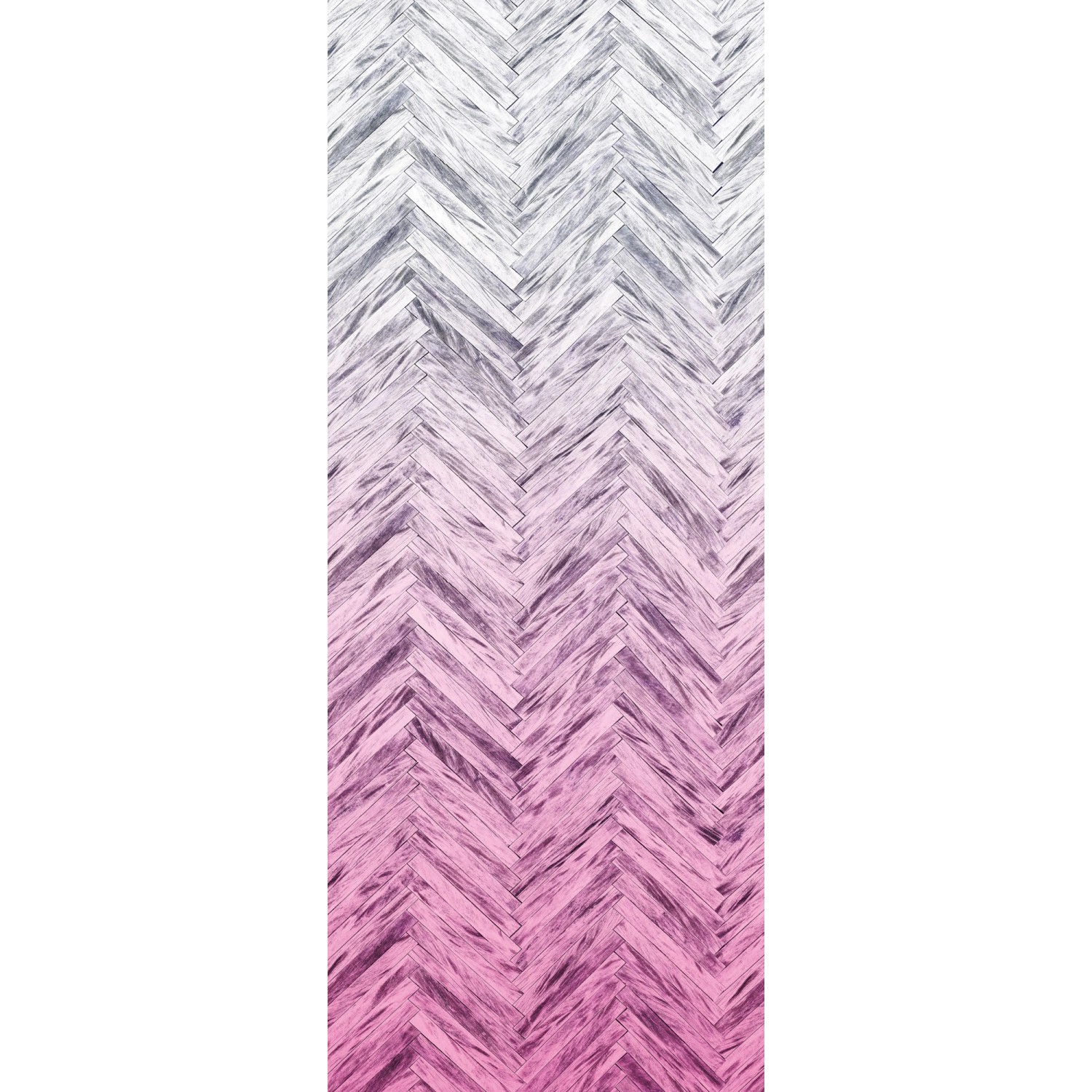 Komar Fototapete Vlies Herringbone Pink Panel 100 x 250 cm 100 x 250 cm