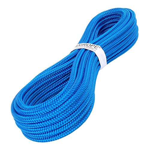 Kanirope® PP Seil Polypropylenseil MULTIBRAID 16mm 5m Farbe Blau (0912) 16x geflochten