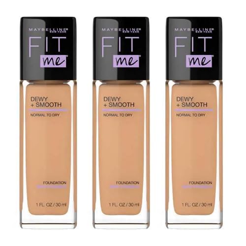 2 x Maybelline Fit Me Dewy + Smooth Foundation 30ml - 230 Natural Buff