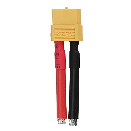 HELEISH XT60 Stecker Männlich Weiblich 4cm Kabel for RC-Modelle Ladegerät DIY Montageteile (Color : Male)