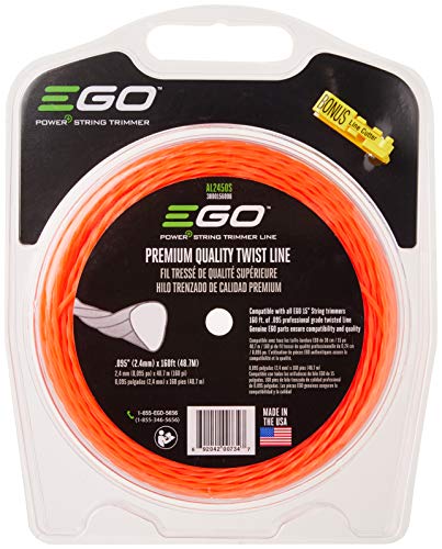 EGO Power+ AL2450S 50M 2.4mm Premium Quality Twist Line for EGO 56-Volt String Trimmer ST1500/ST1500-S/ST1500F/ST1500SF