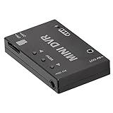 Wnesy Mini-DVR-FPV-RC-Videorecorder-Modul, Schwarze Aluminiumlegierung, 11 Arten von Menüsprache, 5 V DC, 400 mAh, Rennwagen-RC-Batteriemodell