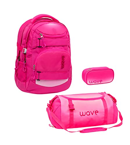 Rucksack Infinity Set 3-teilig Ombre Light Pink pink-kombi