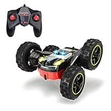 Dickie Toys – RC Tumbling Flippy – ferngesteuertes Stuntauto, Macht Überschläge bei 8 km/h mit 2-Kanal Funkfernsteuerung, für Kinder ab 6 Jahren, Schwarzes