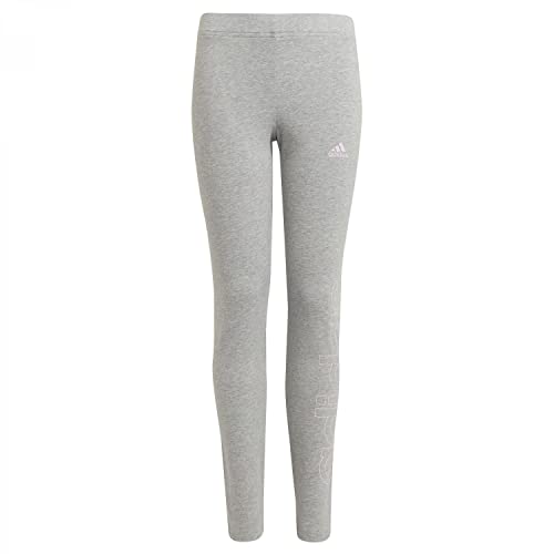 adidas GS4310 G LIN Leg Shorts Girl's medium Grey Heather/Clear pink Größe 5-6A