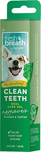 Tropiclean-Fresh Breath Clean Teeth Mundpflege-Gel, 60 ml, 12 Stück