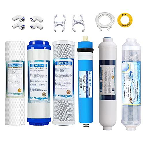 10" RO Ersatzfilter Set Naturewater Filters für 6-stufige Umkehrosmose-Systeme(1-6 Stufe)