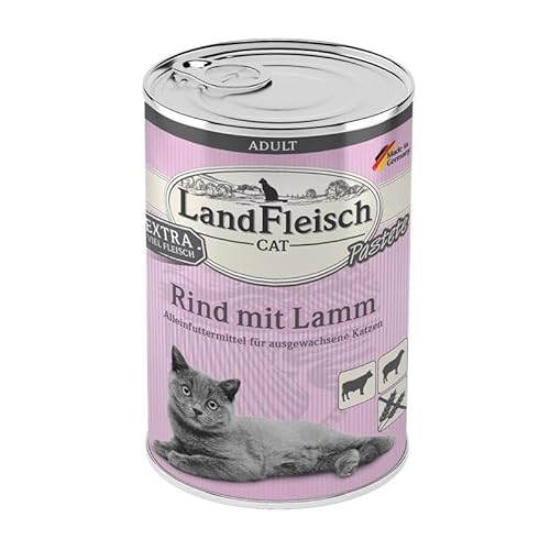 Landfleisch LaFl. Cat Past Rind+Lamm 400gD