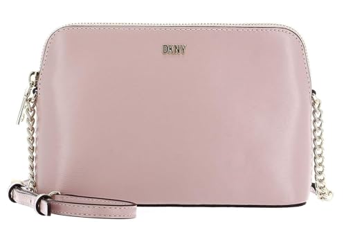 DKNY Women's Bryant Park Small Leather Dome Bag Crossbody, Lotus, ONE Size