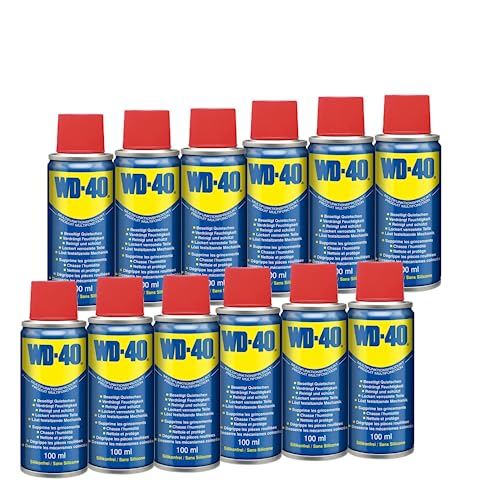 WD-40 Multifunktionsprodukt Classic 12x100ml | Öl Spray | Kriechöl | Schmiermittel | Multifunktionsöl | Sprühöl