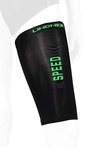 LINDNER Socks - Kompressions-Oberschenkel-Beinlinge - Upper leg tubes (L, blau)