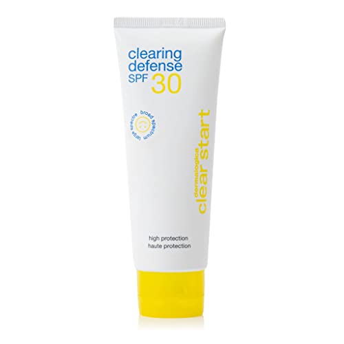 Dermalogica klarer Anfang Klärung Defense SPF30 Sonnenschutz-Feuchtigkeitscreme für zu Akne neigende Haut mit Vitamin C – Leicht und hilft Glanz zu reduzieren (2 Fl Oz)