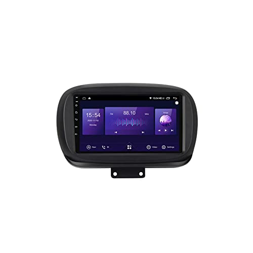 Autoradio Stereo GPS-Navigation für FIAT 500X 2014–2020, Plug-and-Play, 9-Zoll-Touch-Display, Android 11, unterstützt Lenkradsteuerung, Bluetooth-Freisprechfunktion, integriert