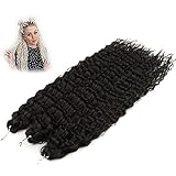 3 Packs 29Inch Kinky Twist Hair für KInky Long Bohemian, Water Wave Kinky Curly Braiding Hair 100g / Pack Hot Water Setting Synthetic Braids Hair(F)