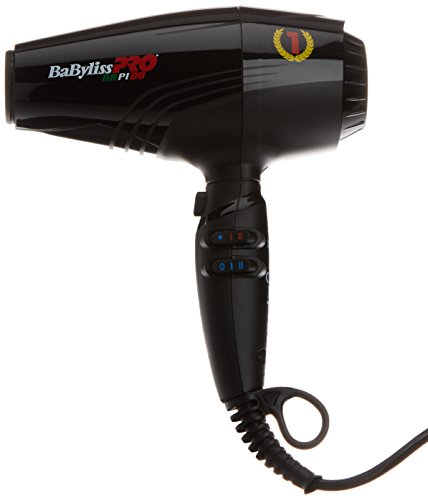 Babyliss Pro BAB7000IE Rapido Ultra Light Haartrockner Föhn mit Ionengenerator, schwarz