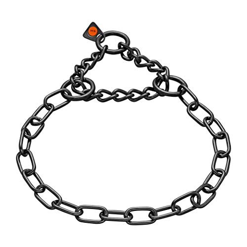 Sprenger - Halskette, medium, mit Durchzugskette - Edelstahl Rostfrei schwarz, 3,0mm (50)