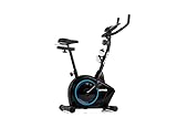 Zipro Erwachsene Magnetisches Fitnessbike Heimtrainer Boost bis 120kg Eine Schwungmasse von 7 kg, Schwarz, One Size