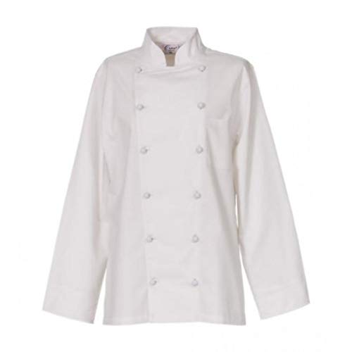 Gastro Uzal Damen-Kochjacke Langarm/Ladies Chef Jacket Long Sleeve,XS-3XL,1Stk, Gastronomie/Catering/Party/Pub/Bar/Kitchen (S)