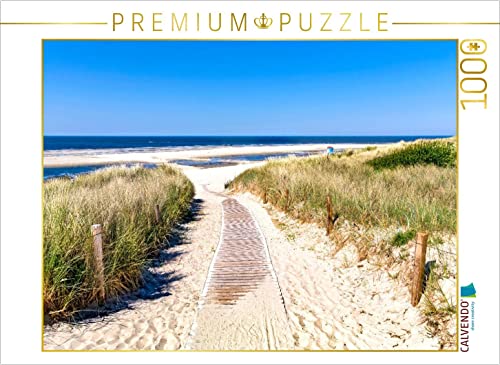 CALVENDO Puzzle Langeoog - Strandweg 1000 Teile Lege-Größe 64 x 48 cm Foto-Puzzle Bild von Andrea Dreegmeyer