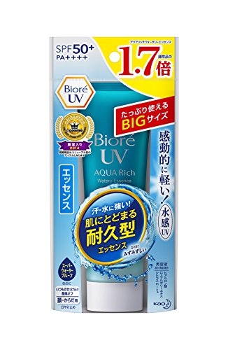 BiorÃƒ© Biore Sarasara UV Aqua Rich Watery Essence Sunscreen SPF50+ PA+++ 85g (Essence)