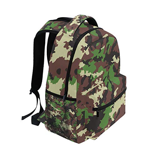 FANTAZIO Rucksäcke Camouflage Schultasche Daypack One Size 6