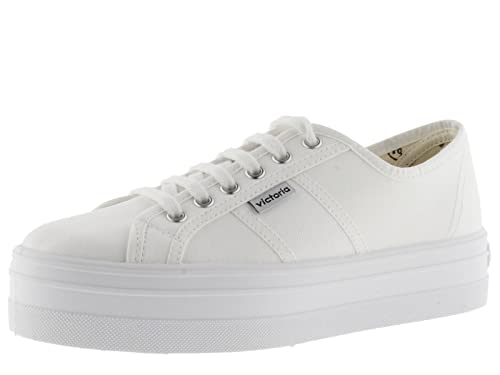 Victoria Blucher Lona, Damen Sneakers, Weiß (blanco), 38 EU
