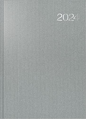 Rido Buchkalender Conform 21x29,1cm 1 Tag/Seite Visicron silber 2024