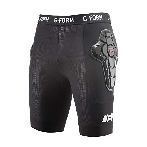 G-Form Pro-X3 Bike Liner Shorts gepolstert für MTB, Dh, BMX, Radfahren, CS1102014, Schwarz , M
