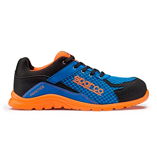 Sparco 0751742AZAF Praxis Schuhe Blau/Orange
