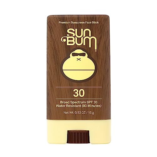 SUN BUM SPF 30 Sunscreen Face Stick (0.45 oz), Yellow by Sun Bum