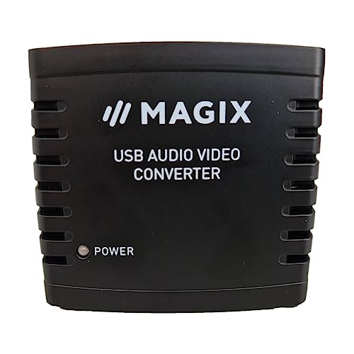 MAGIX NTSC USB Audio & Video Converter | Digitalisieren Sie Videobänder | Videobearbeitung | Video Grabber für Windows 10/11 PC