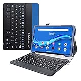 Kompatibel mit Tab M10 Plus Bluetooth Keyboard hülle,LiuShan Abnehmbare Bluetooth Tastatur hülle mit Ständer für 10.3" Lenovo Tab M10 Plus/Smart Tab M10 Plus Tablet(Not fit Smart Tab M10),Blau