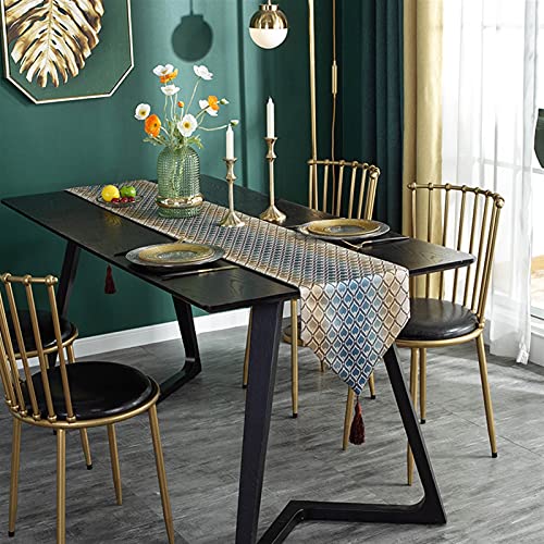 Tischläufer Home Tischwäsche Multi-Size Jacquard Blumen Fransen Tischläufer for Diner Schreibtisch Kommode Sideboard Esszimmer Dekor Makrame Tablerunner Bauernhaus Für Partys, Hochzeiten, Esstische