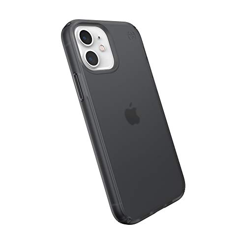 Speck Presidio Perfect-Mist Schutzhülle für iPhone 12, iPhone 12 Pro, Obsidian/Obsidian