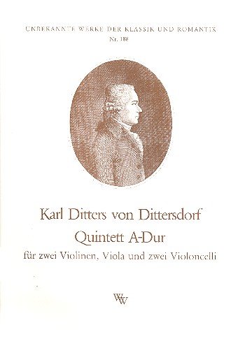 Quintett A-Dur: für 2 Violinen, Viola und 2 Violoncelli