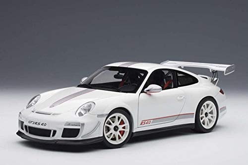 Porsche 911 GT3 RS 4.0 (997/II), weiss/silber , 2011, Modellauto, Fertigmodell, Bburago 1:18