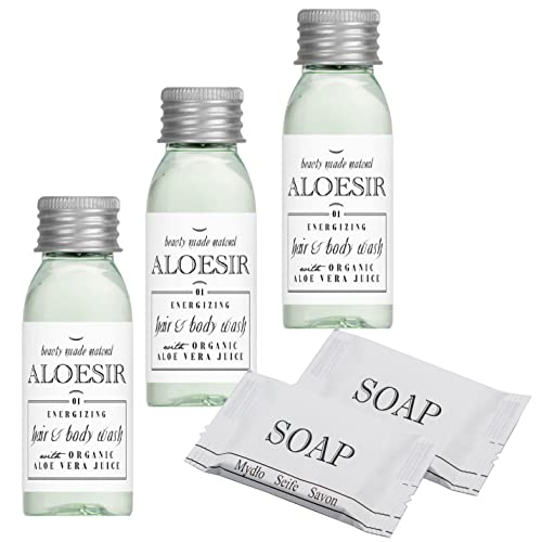 Hotel Set Aloesir Shampoo-Gel 31ml 450Stk. + Hotelseife Seife 14g 500Stk.