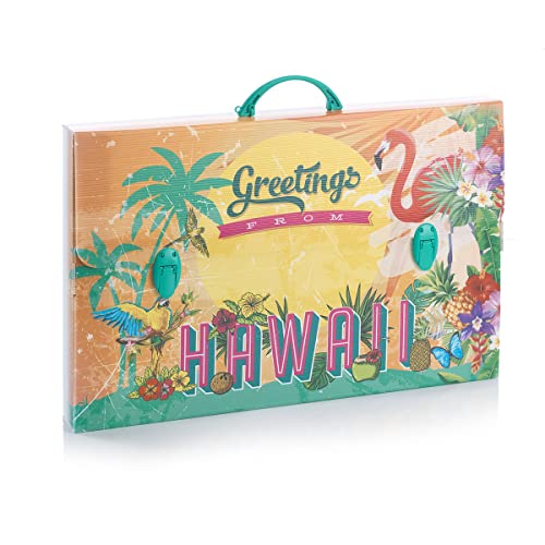 Favorit Hawaii Greetings Koffer, Mehrfarbig, Formato 56,5x36,5 dorso 5,5 cm, Modern