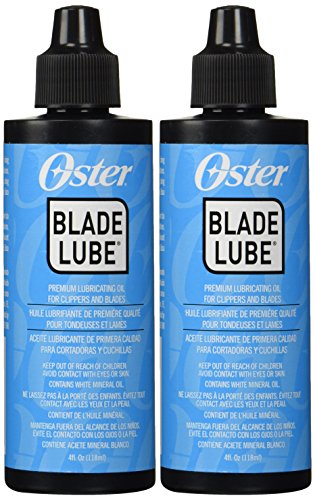 Zhoucheng Oster Blade Lube Premium Lubricating Oil for Clippers and Blades Hair Clippers Trimmers and Groomers (Pack of 2-4oz per Bottle)