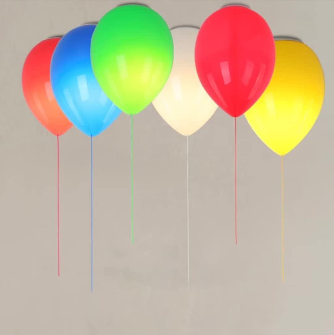 Bunte Ballon-Deckenleuchte, schöne LED-Ballon-Deckenleuchte, Kinderzimmer, Deckenleuchte, dekorativer Kronleuchter für Wohnzimmer, Schlafzimmer, Kinderzimmer, Jungen, Mädchen
