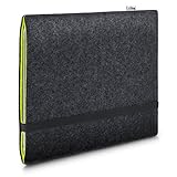Stilbag Filzhülle für Samsung Galaxy Tab S5e | Etui Tasche aus Merino Wollfilz | Kollekion Finn - Farbe: anthrazit/apfelgrün | Tablet Schutzhülle Made in Germany