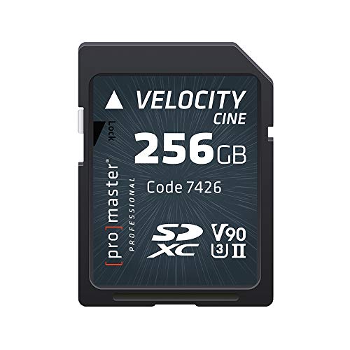 ProMaster SDXC 256GB Velocity CINE, Speicherkarte, Modell 7426