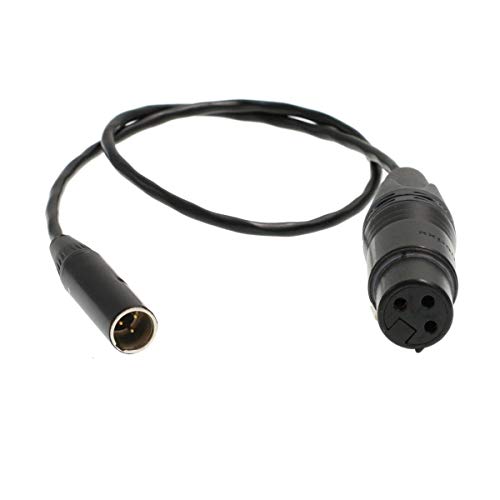 BMPCC Kamera Audio Kabel TA3M auf XLR 3 Pin Mikrofon für Blackmagic Design Pocket Cinema Kamera 4K (30cm)