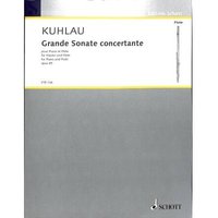 Grande Sonate concertante: op. 85. Flöte und Klavier. (Edition Schott)