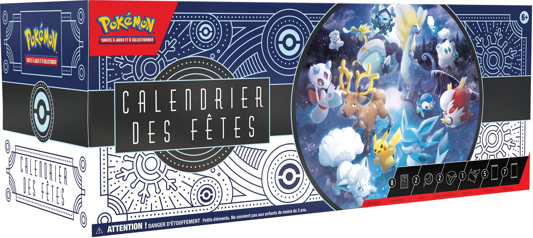 ASMODEE FRANCE POKCAL23 Spiele, Mehrfarbig